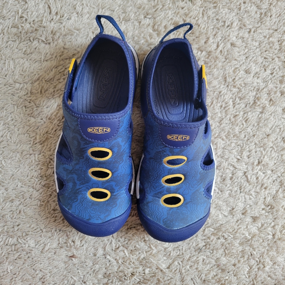 Keen Washable Sandals Blue Kids Size 4